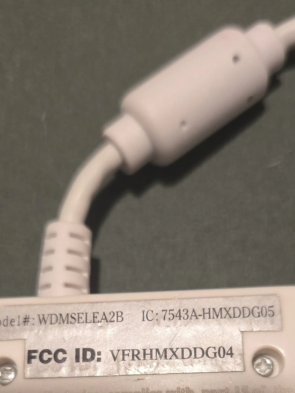 Rock Band for Wii USB Adapter FCC ID VFRHMXDDG04